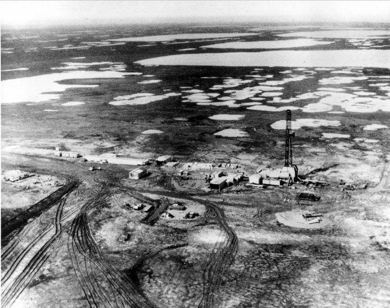 Naftas ieguve Aļaskā 1968. gadā