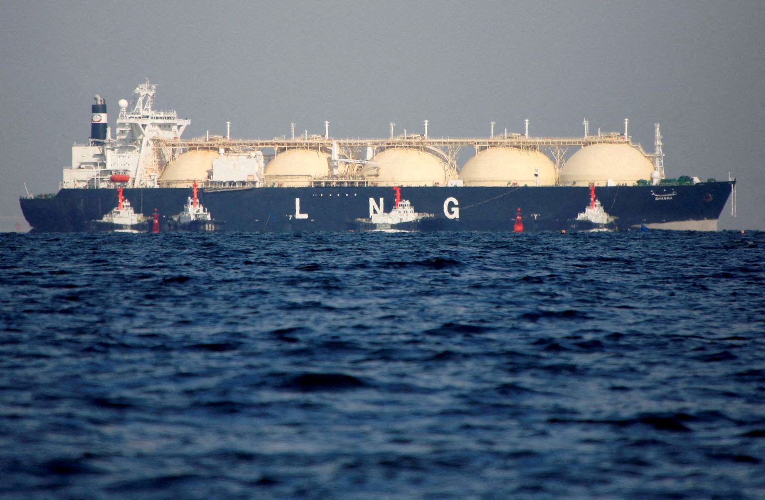 LNG-tanker. Pilt on illustratiivne.