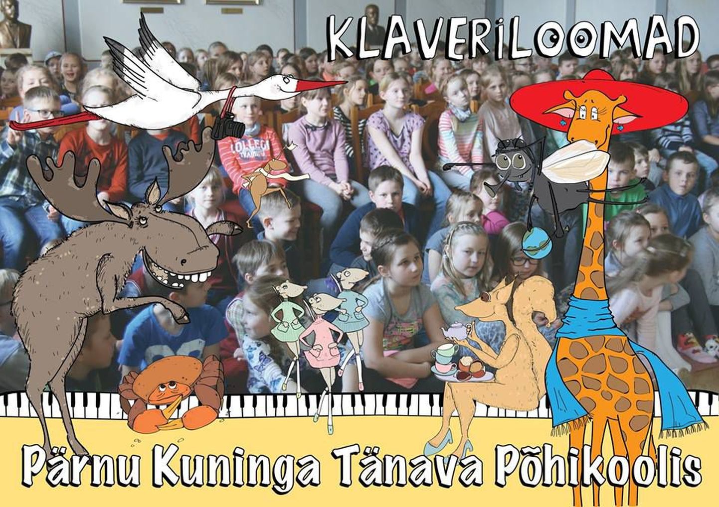 "Klaveriloomade" kontsert Pärnu Kuninga tänava põhikoolis.
