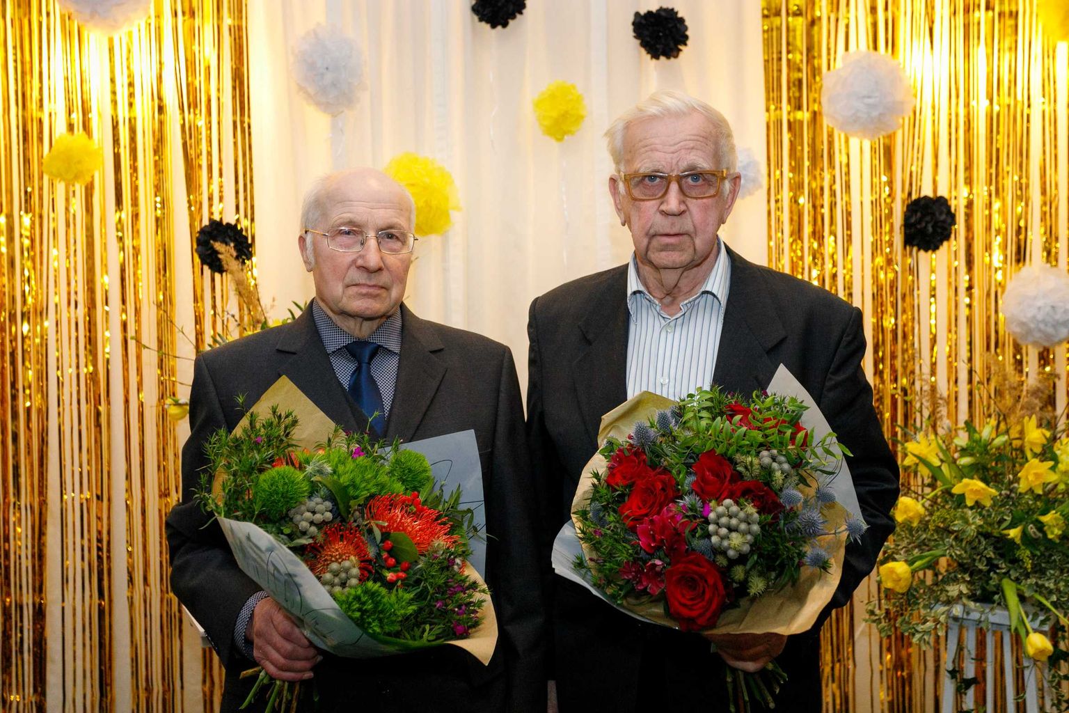 2022. aasta Otepää valla medali saajad Mauri Mändoja ja Karl Mõts.