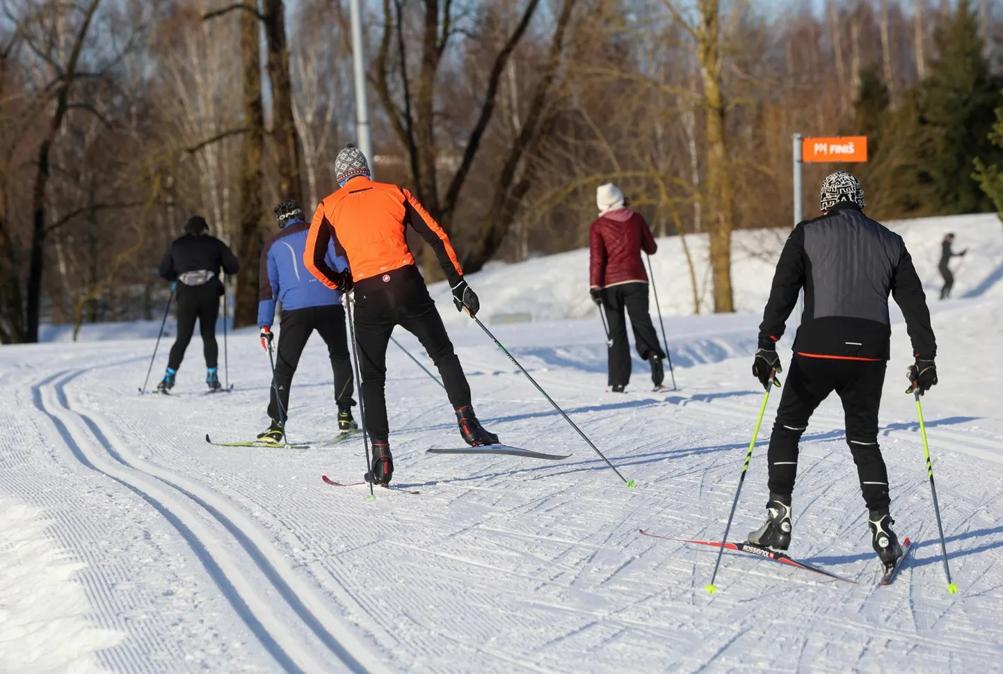 Tähtvere spordipargi suusaradadel pühapäeval kasutajaid jätkus.