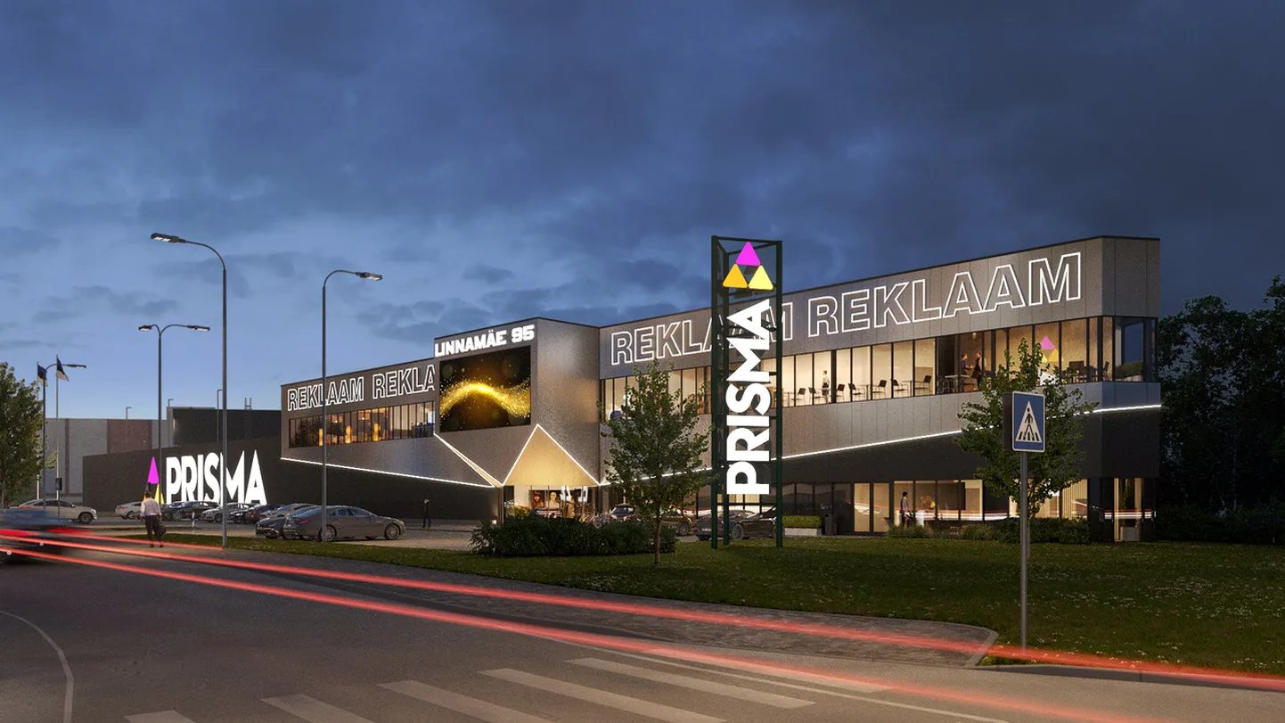 Tallinnasse Linnamäele kerkiv uus kaubandushoone.