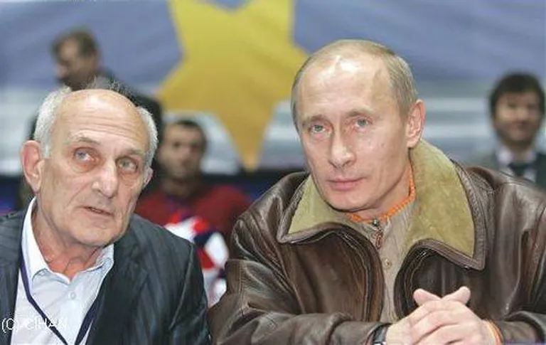 Vladimir Putin ja judotreener Anatoli Rahlin