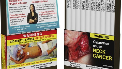 ESIMESENA MAAILMAS ⟩ Kanadas trükitakse peagi igale sigaretile hoiatussilt