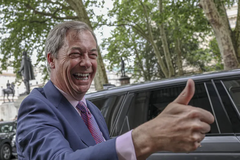 Brexiti Partei esimees Nigel Farage.