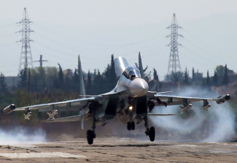 Vene hävitaja Süürias. Foto: Scanpix