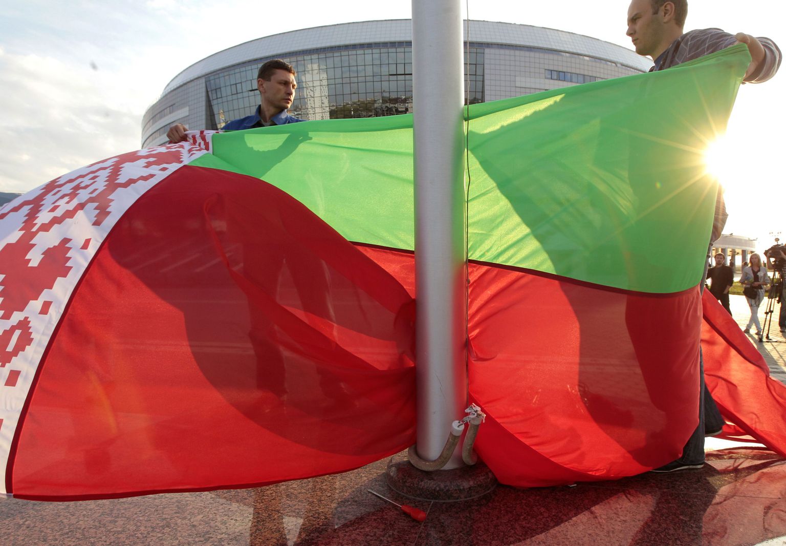 Valgevene lipp.