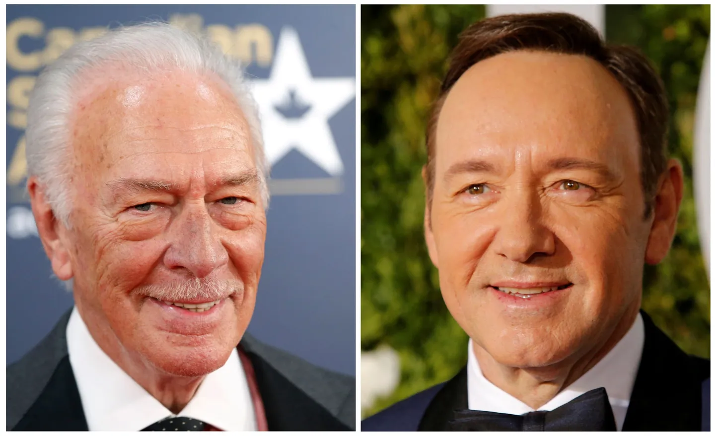 Christopher Plummer (vasakul) ja Kevin Spacey