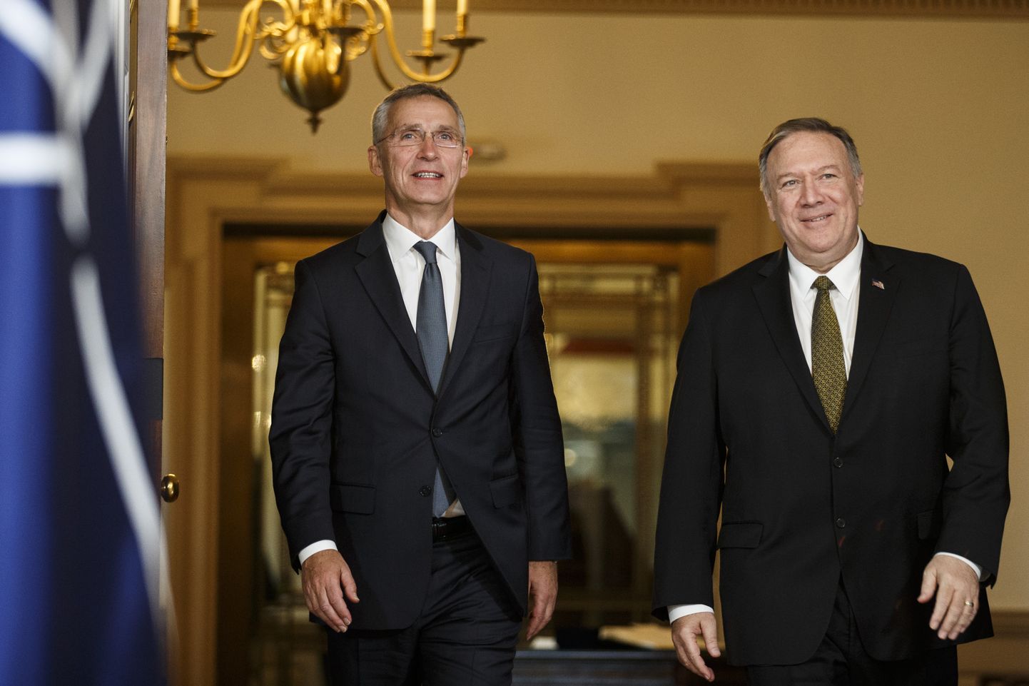 NATO peasekretär Jens Stoltenberg ja USA välisminister Mike Pompeo.