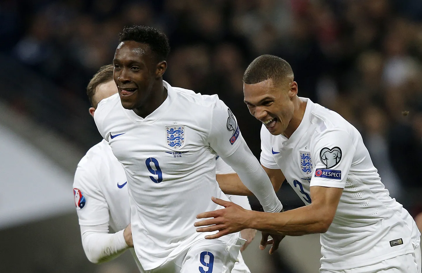 Danny Welbeck (vasakul) lõi Inglismaa eest kaks väravat.