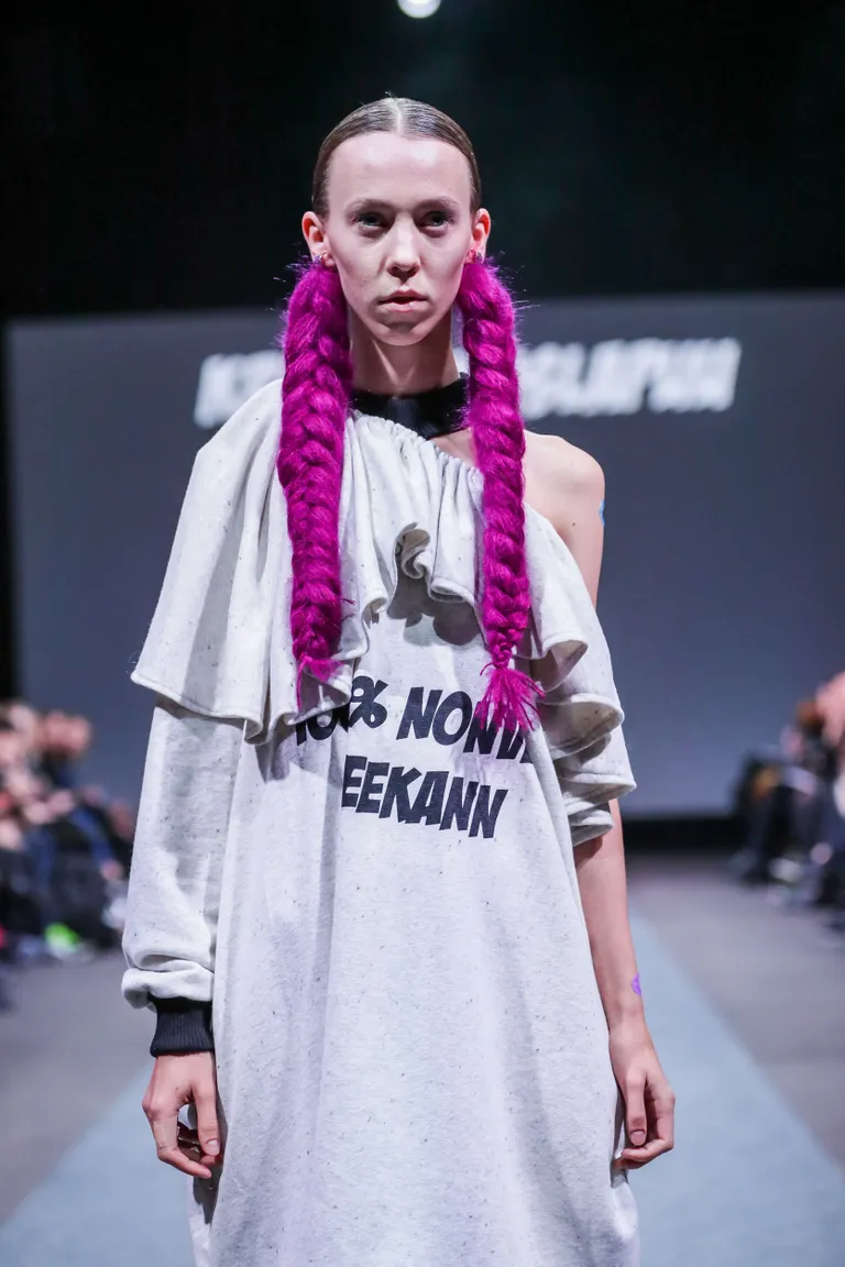 Tallinn Fashion Week - KuldnõelNoore moelooja Kristel Kuslapuu crazy looming