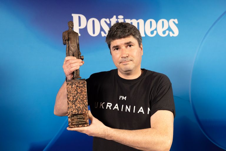 Лауреат журналистской премии Яана Тыниссона Яанус Пийрсалу.
