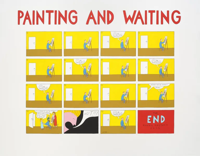 Marko Mäetamme «Painting and Waiting».