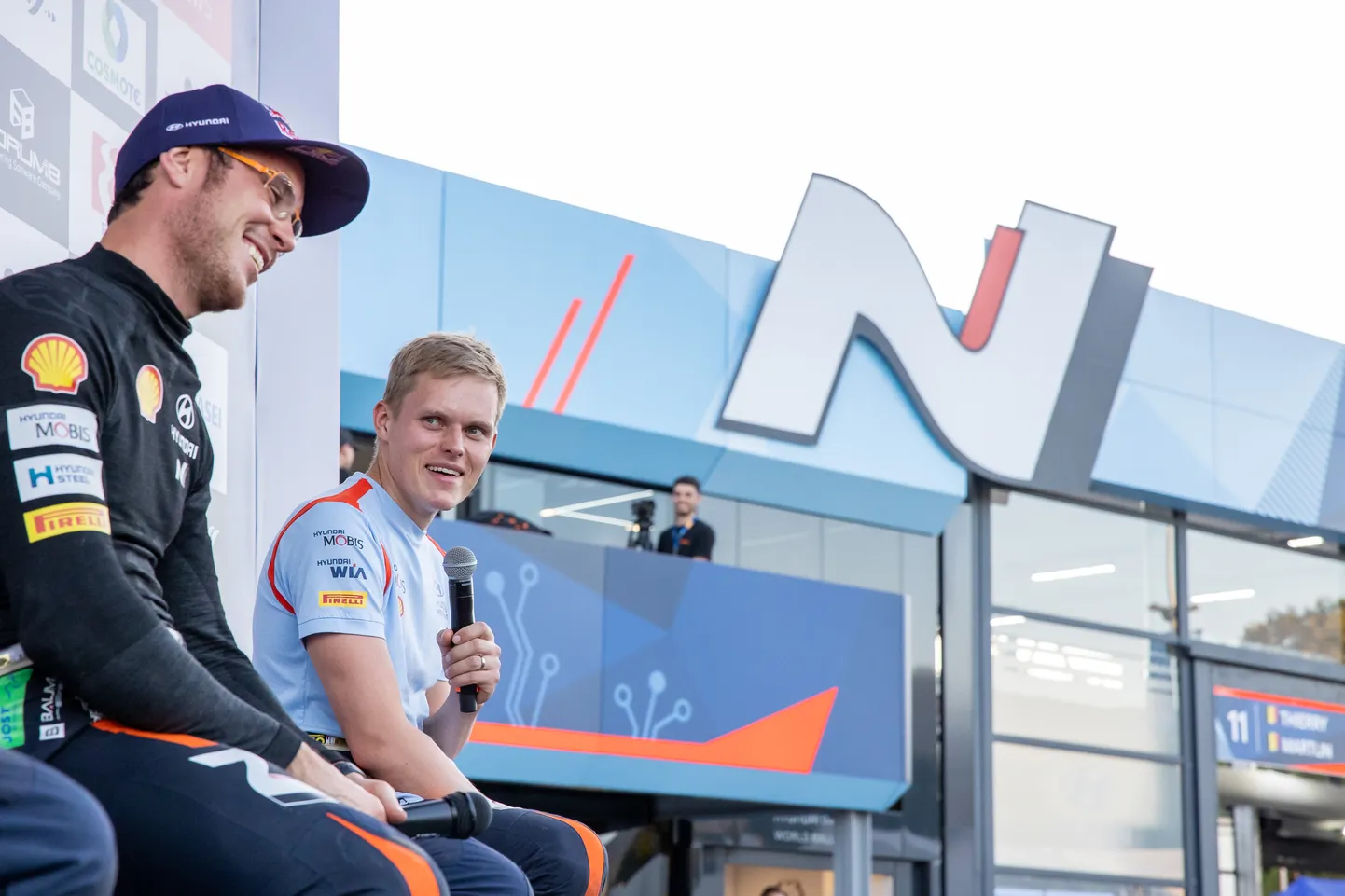 Thierry Neuville (vasakul) ja Ott Tänak.