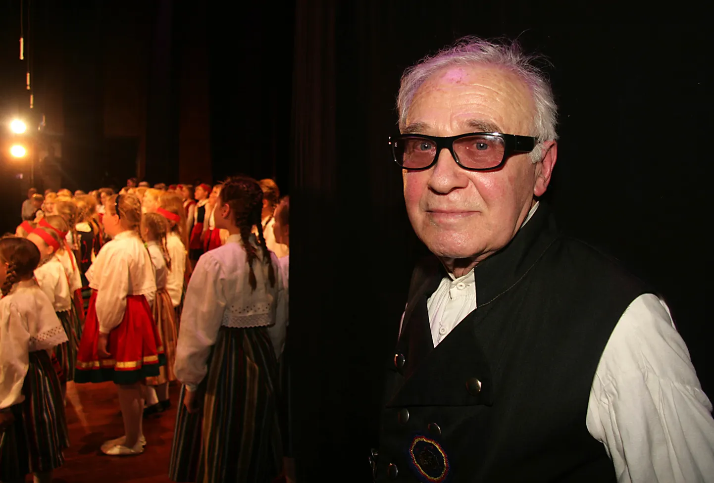 Voldemar Berelkovski 2013. aastal Jõhvi gümnaasiumi laulu- ja tantsupeol. PEETER LILLEVÄLI