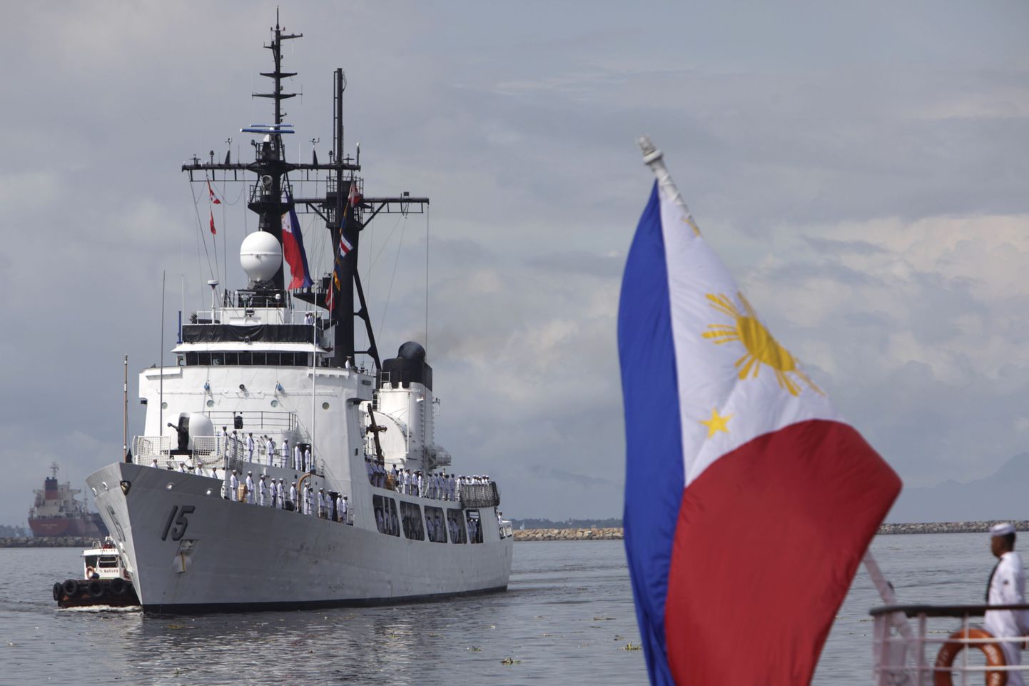 Filipiinide sõjalaev Gregorio del Pilar.