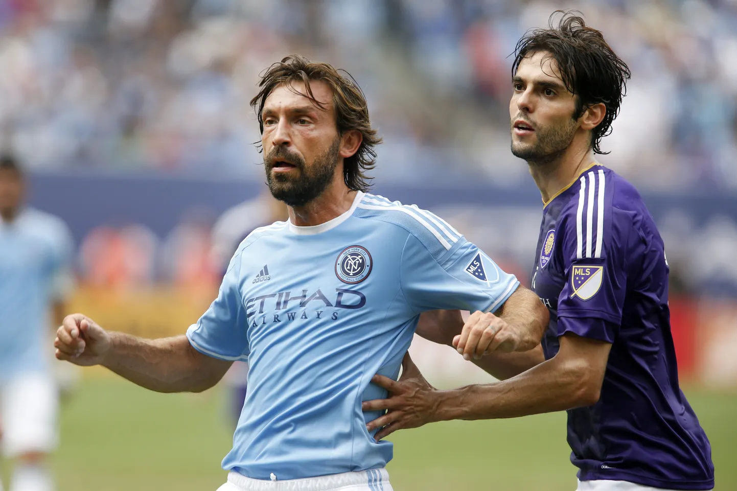 Andrea Pirlo (vasakul) ja Kaká mängivad igapäevast klubijalgpalli USAs.