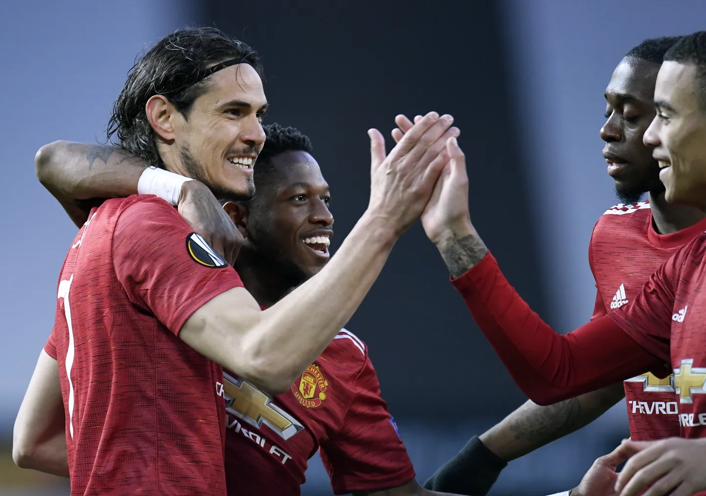 Manchester Unitedi värava eest hoolitses taaskord Edinson Cavani.