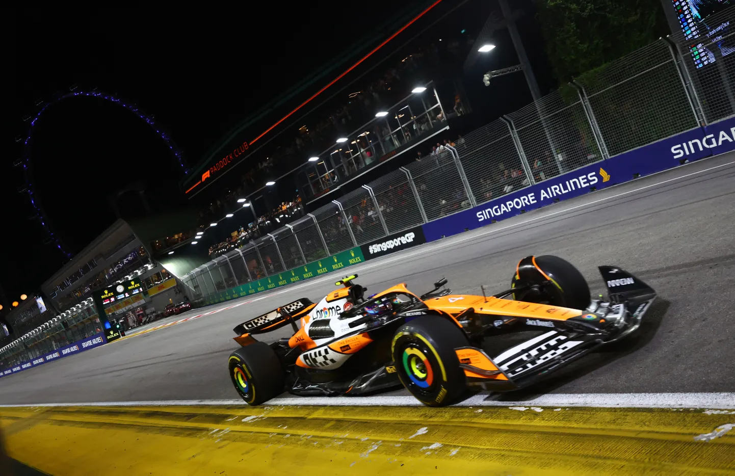 Lando Norris valitses nädalavahetust Singapuris.