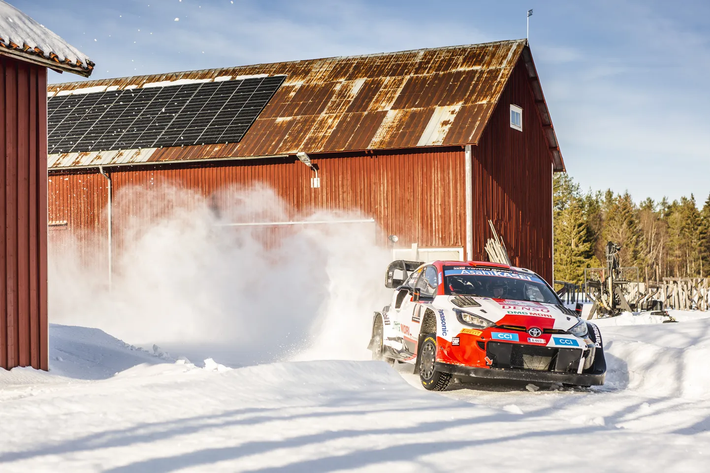 Elfyn Evans Rootsi rallil.