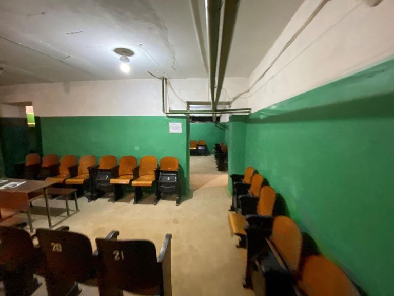 Bila Tserkva ülikoolis on nüüd ka pommivarjendites auditooriume, kus saab ohu korral loenguid pidada.