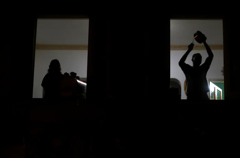 Bolsonaro-vastane protestiaktsioon Rio de Janeiros.
