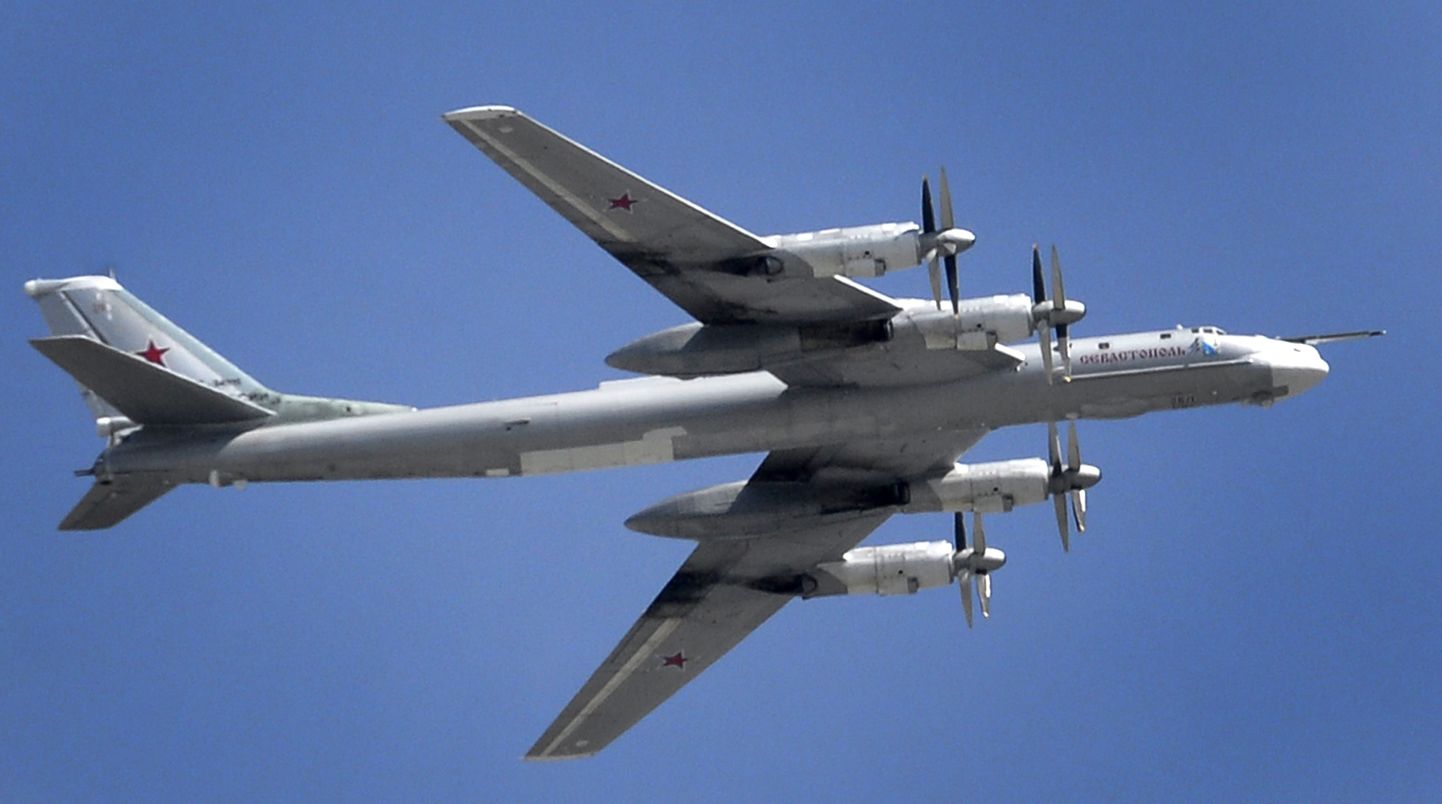 Vene strateegiline pommitaja Tu-95.