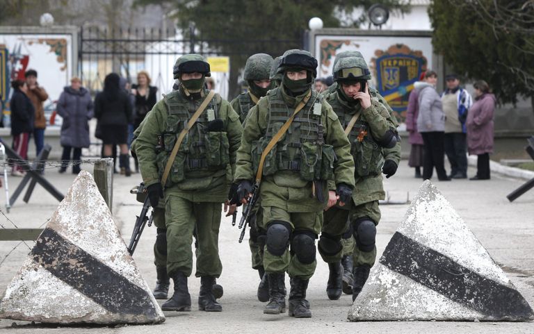 Vene sõdurid Krimmi poolsaarel