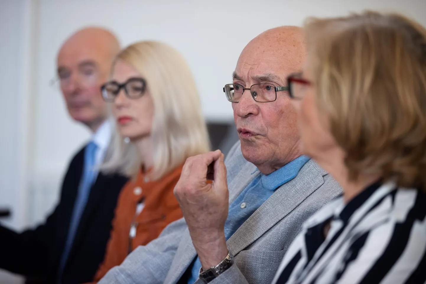 The board of National Opera Estonia, Arne Mikk in focus.