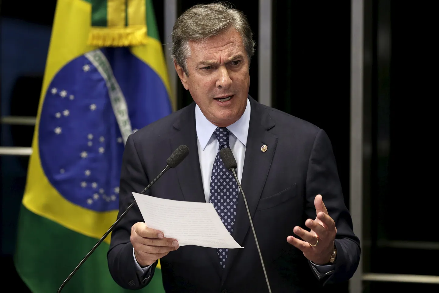 Brazīlijas eksprezidents Fernandu Kolors di Melu.