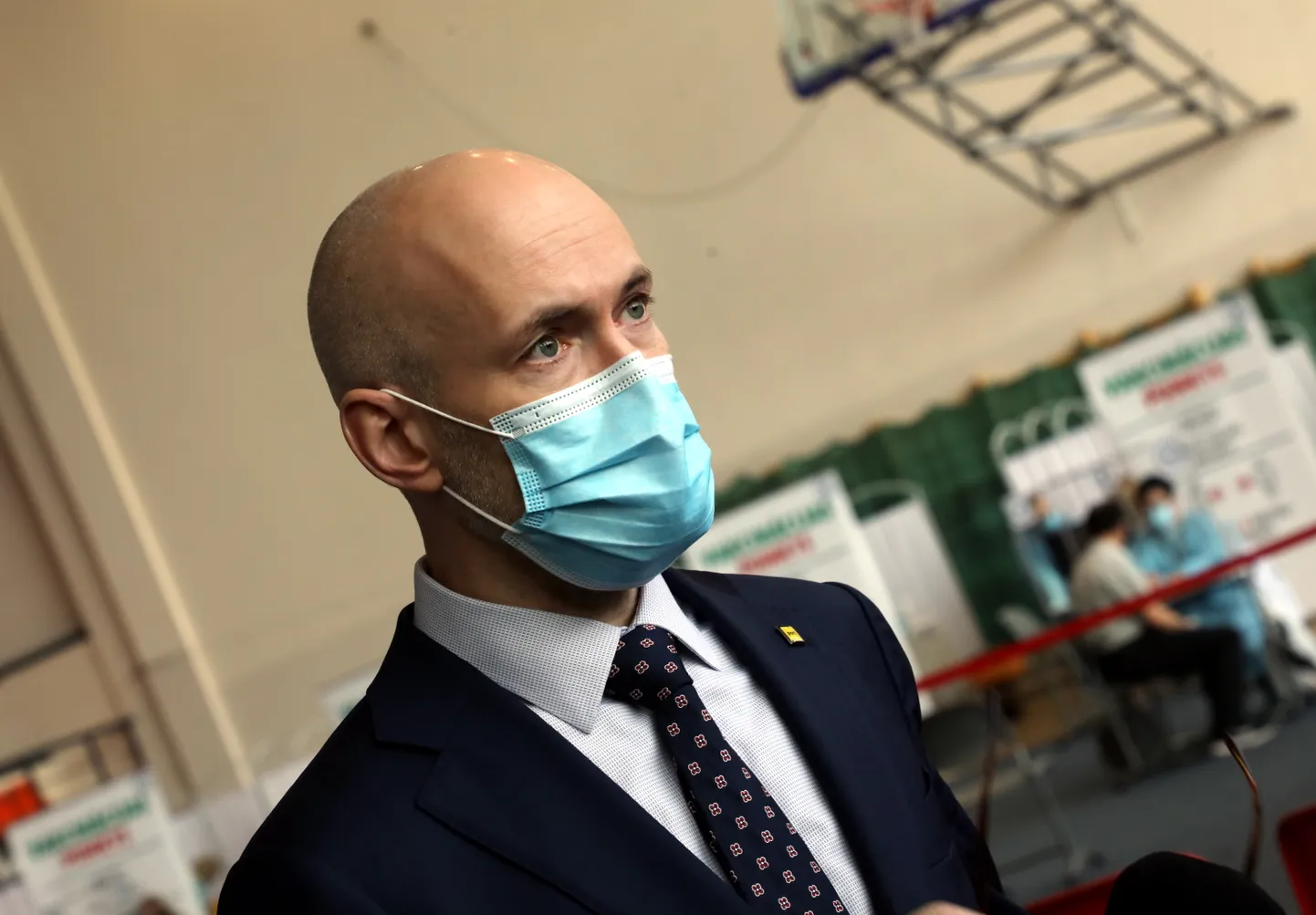 Veselības ministrs Daniels Pavļuts.