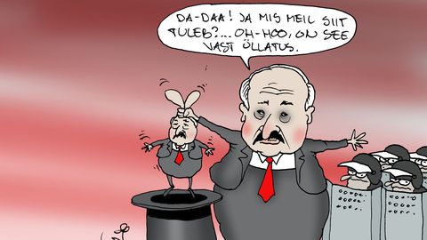 Juhtkiri ⟩ Lukašenka tsirkus näitab imelooma