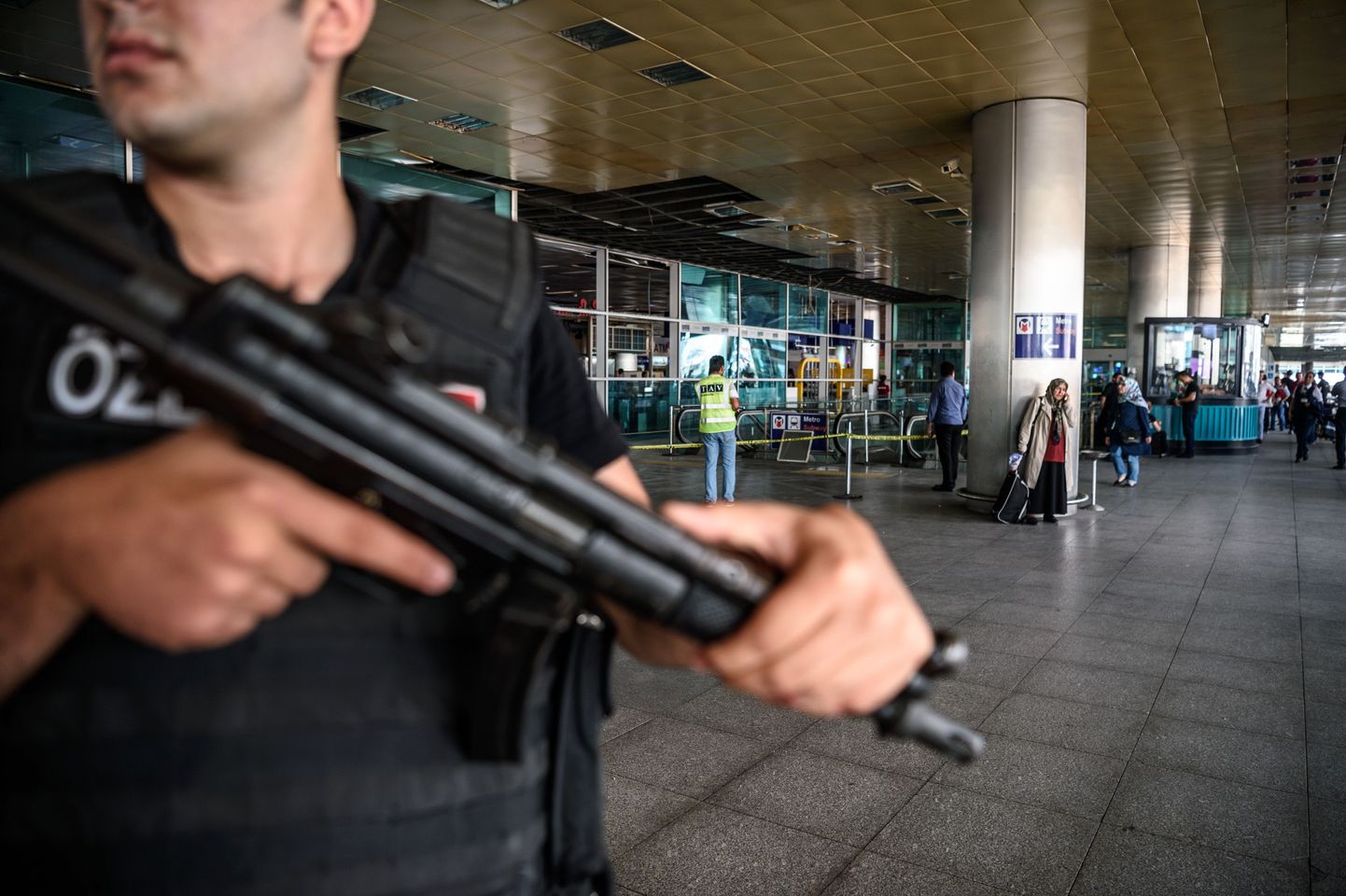Türgi politsei valvamas Istanbuli lennujaamas