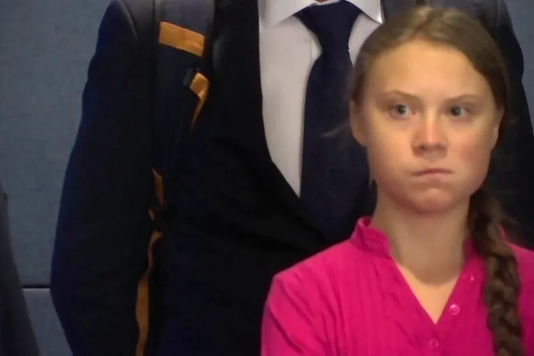 Greta Thunbergi grimass, kui ta nägi Donald Trumpi