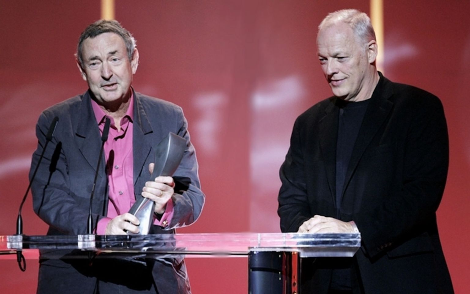 Pink Floyd toetab Ukrainat: (vasakult) Nick Mason ja David Gilmour