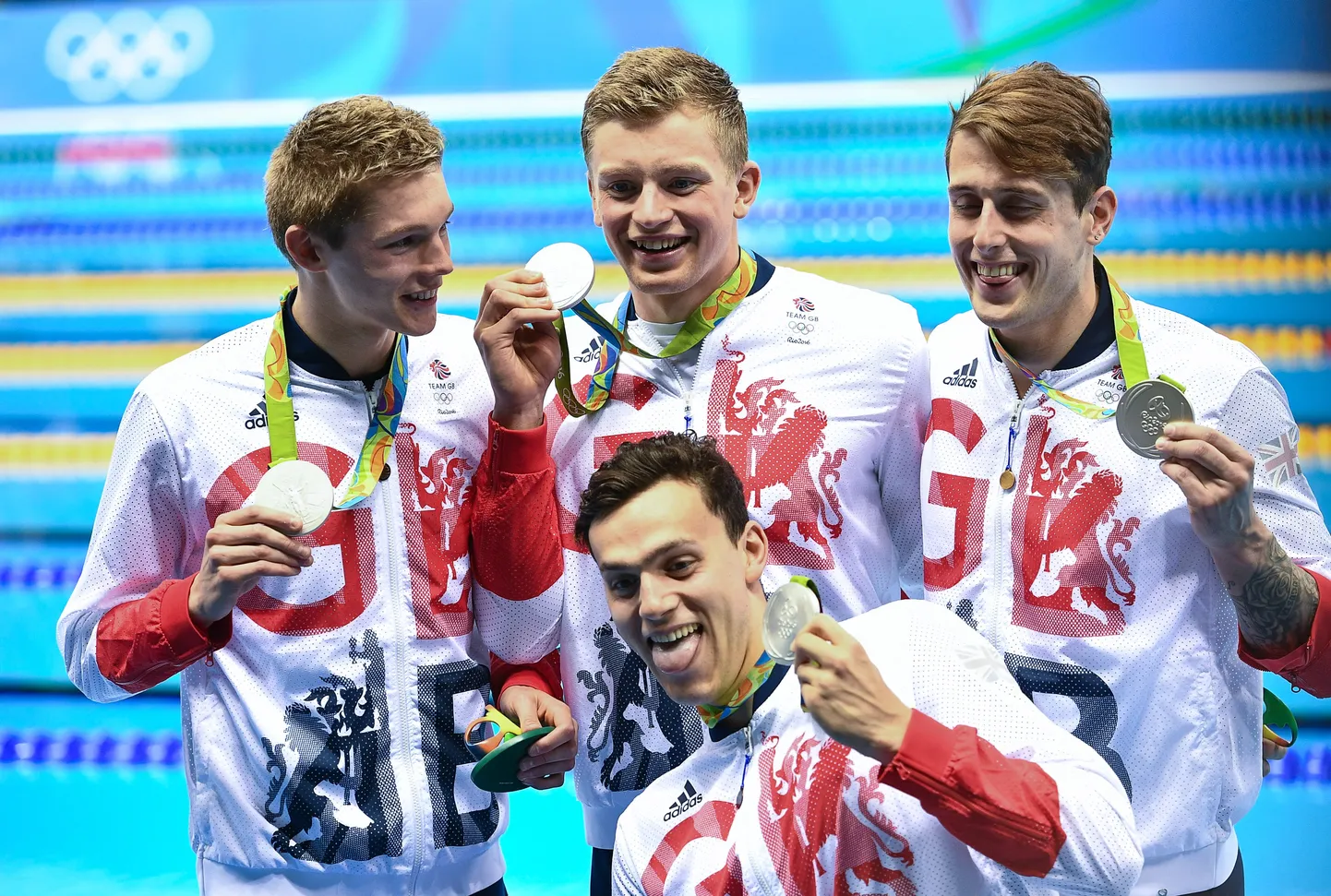 Suurbritannia 4x100 kombineeritud teateujumise nelik.
