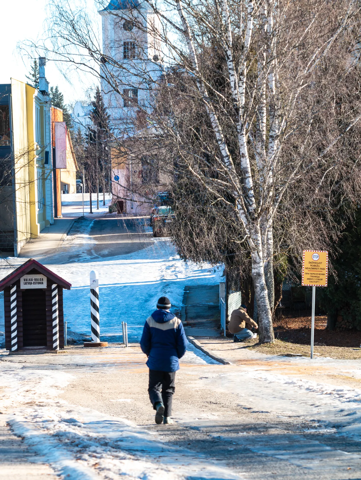 Piirilinn Valga-Valka. Foto: Arvo Meeks / Lõuna-Eesti Postimees