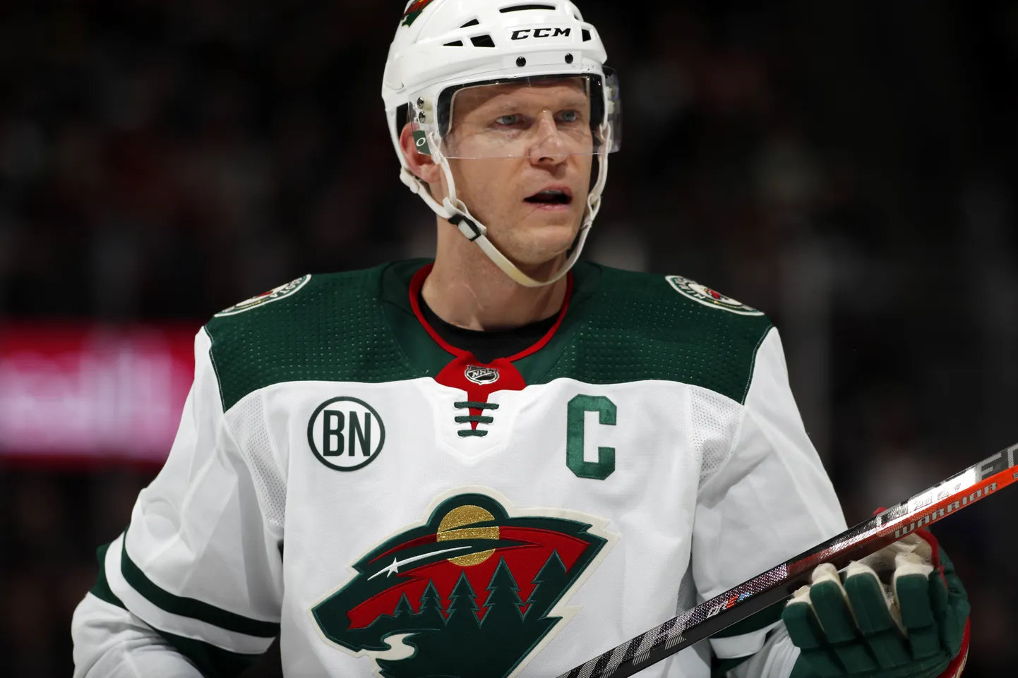 USA jäähokiklubi Minnesota Wildi keskründaja Mikko Koivu. Pilt on tehtud 23. jaanuaril 2019