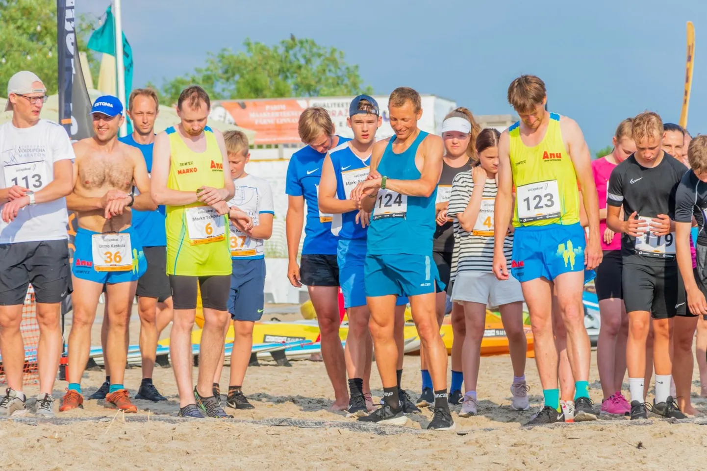 Roman Fosti (124) sai jooksupisiku just Pärnu aastajooksu etappidel.