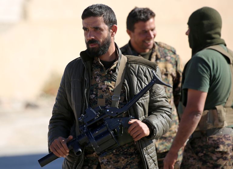 Süüria Demokraatlike Jõudude (SDF) sõdurid