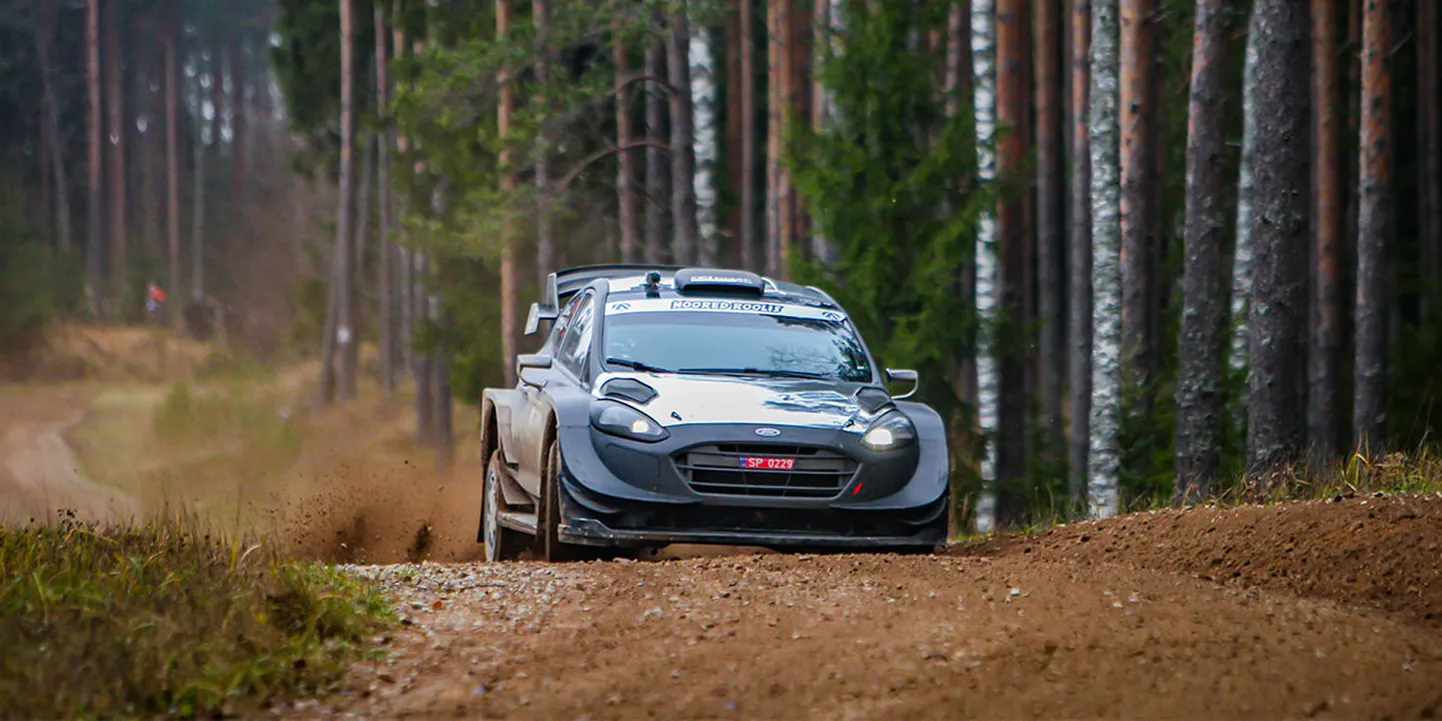 Georg Gross ja Raigo Mõlder Viru rallil.