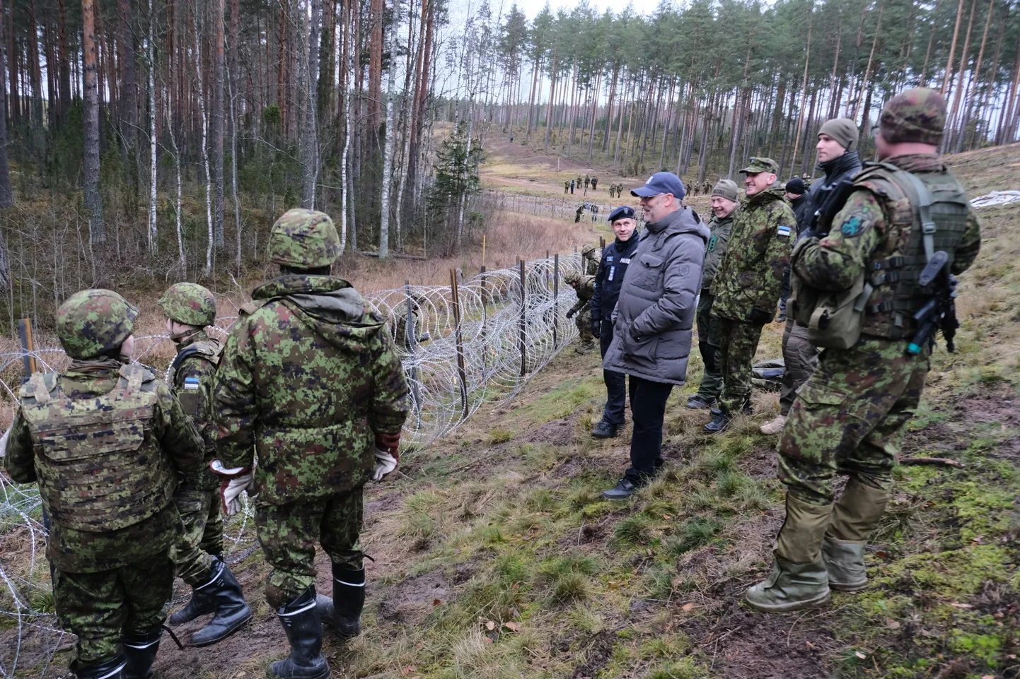 Kagupiiril läinud sügisel peetud lisaõppekogunemist Okas külastas ka president.