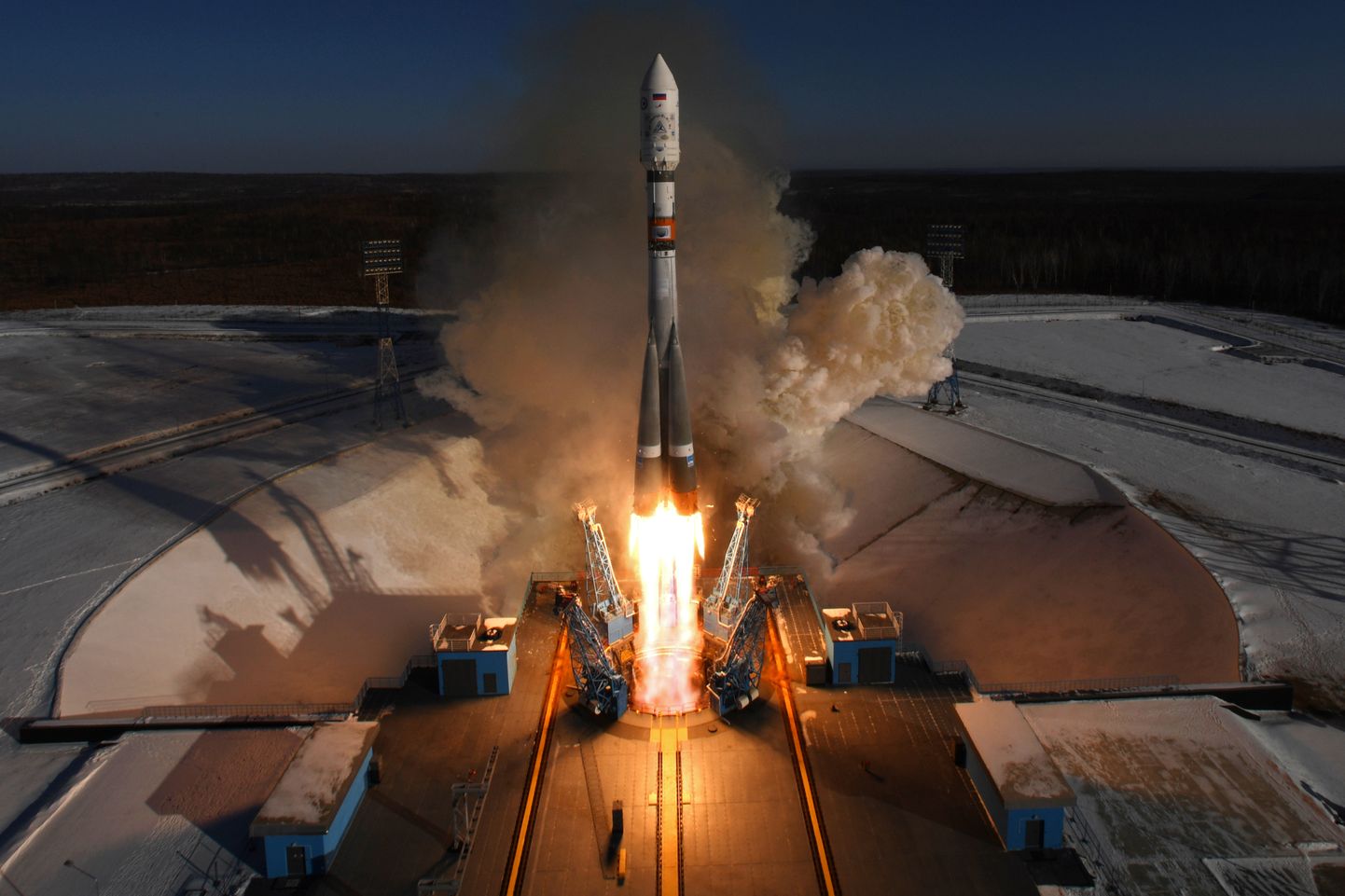 Soyuz-2.1a stardib Vostotšnõi kosmodroomilt.