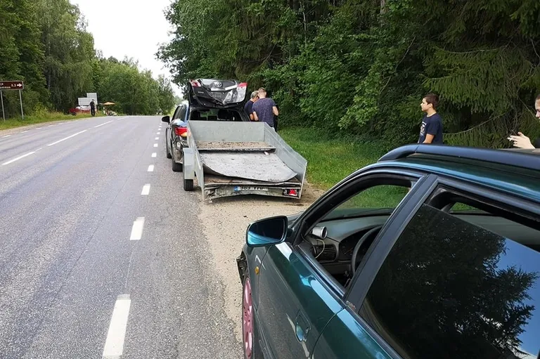 Avarii Pangodi järve lähedal.