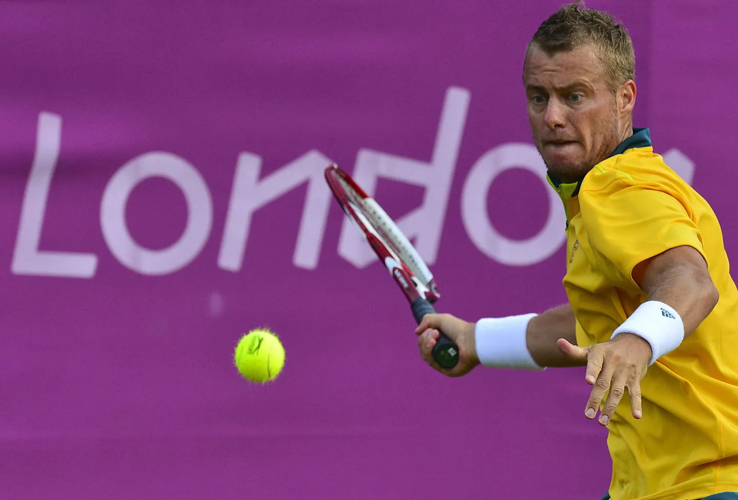 Lleyton Hewitt Londoni olümpiamängudel.