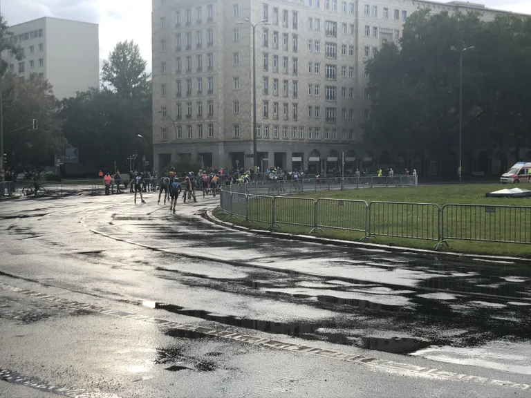 Марафон в Берлине.