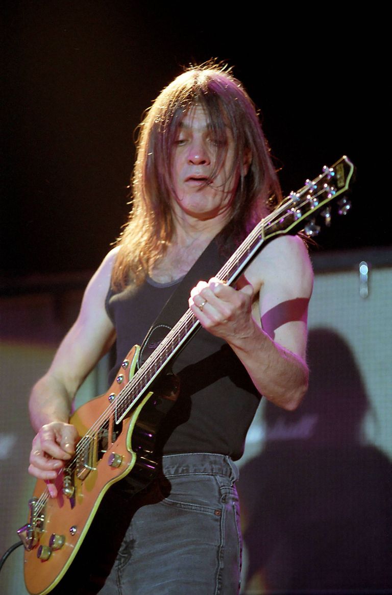 Gitarrist Malcolm Young (GBR/ACDC) w
