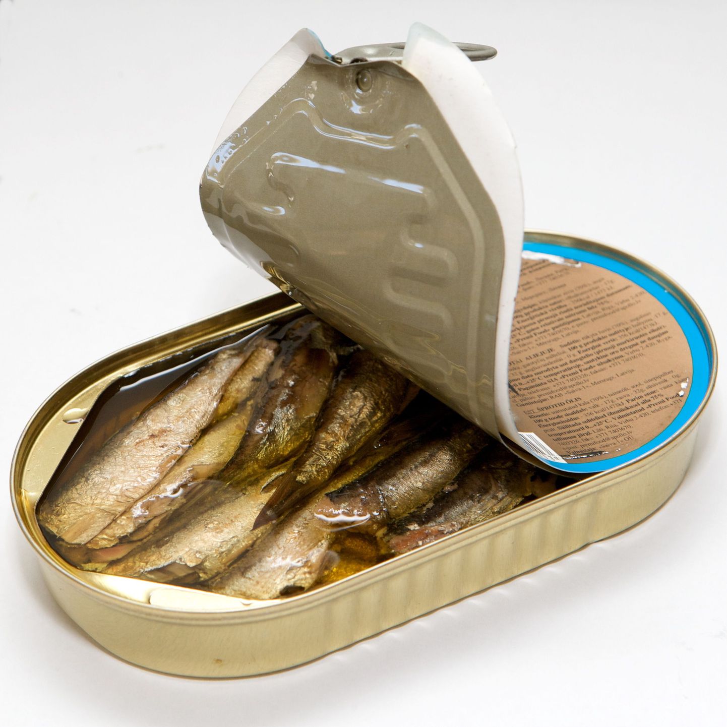Sprotid õlis on üks Läti kalatööstuse populaarsemaid tooteid Venemaal.