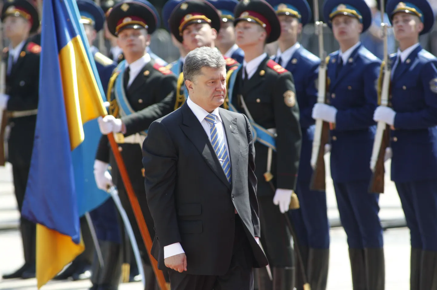 Церемония инаугурации нового президента Украины Петра Порошенко.