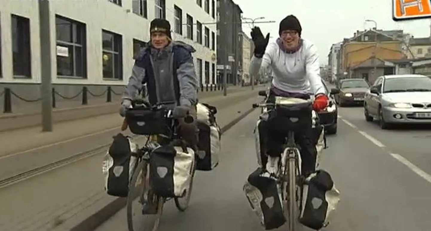 Martin Öövel ja Martin Simmermann sõitsid jalgrattal ümber maailma.